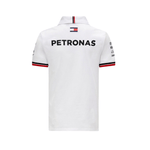 POLO MERCEDES-AMG PETRONAS 2021 BLANCA - HOMBRE